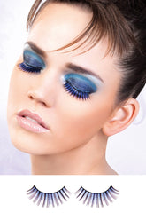 Blue-Purple Deluxe Eyelashes - BE523 by Baci Lingerie
